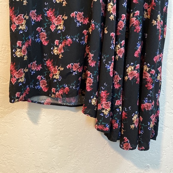 Public School NY Rima Asymmetrical Floral Short Sleeve Dress Size US 6 - Picture 8 of 8